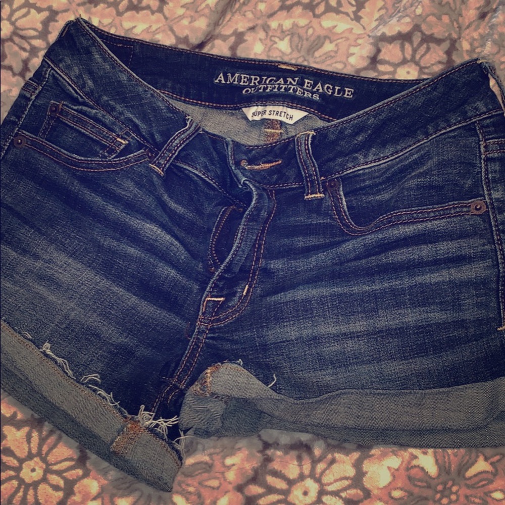 American Eagle super stretch jean shorts